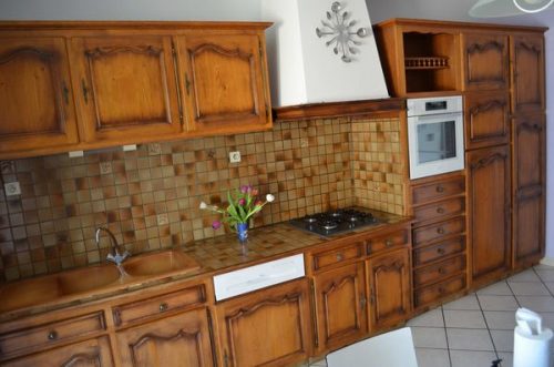 Meuble de cuisine 40x60xh84 cm avec tiroirs en bois blanc mat | blanc. Meuble de cuisine Ã©quipÃ©e