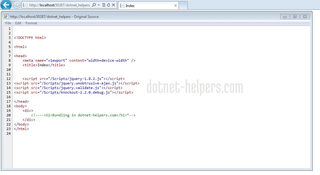 ServerSide Comment in MVC Helpers