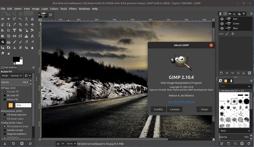 Add alpha channel · step3: How To Remove Background In Gimp Advance Basic Toptechytips