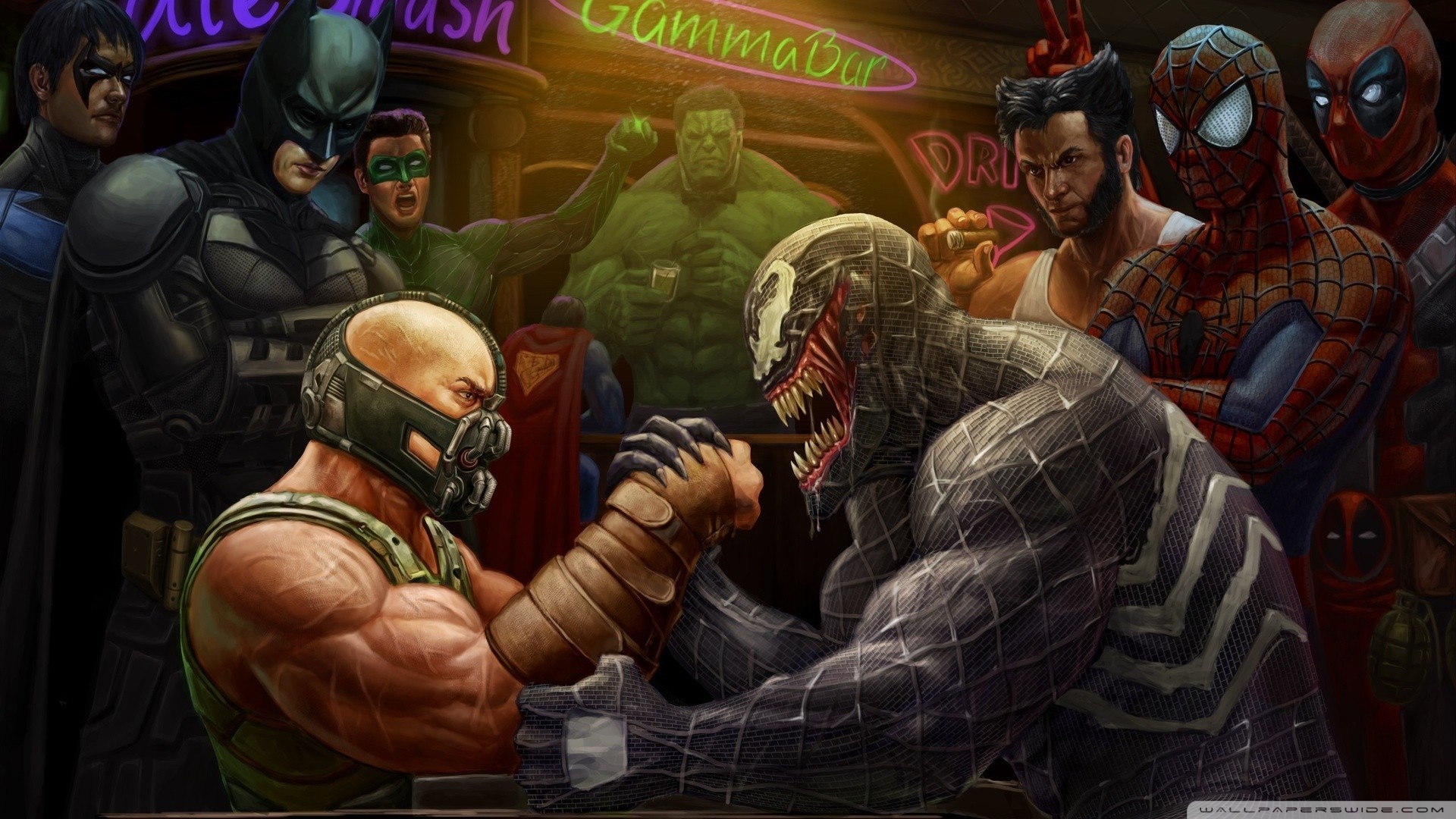 Marvel hd wallpapers, desktop and phone wallpapers. Dc Vs Marvel Wallpaper Dottech