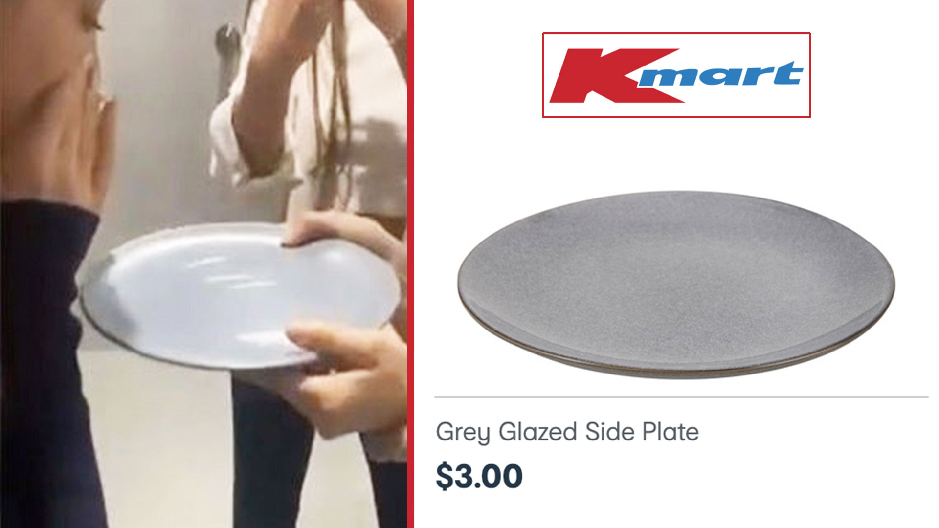 Kmart Reports Spike In Demand For Its 3 Plates After Nadia Bartel Snorted A Line Off One