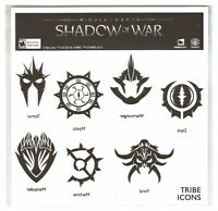 Check back for upcoming special promos! Middle Earth Shadow Of War Promo Temporary Tattoo Tribe Icon New