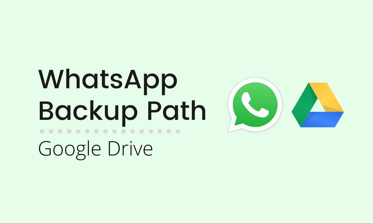 Google drive is a free file storage and sharing service that uses the power of the cloud to keep all of your documents accessible wherever you go. WhatsApp Backup path in Google Drive - DoubtSolver