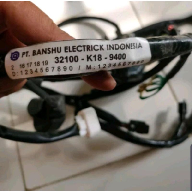 Jual Kabel Body Wire Wiring Harness Set Original Part Honda Fi Old