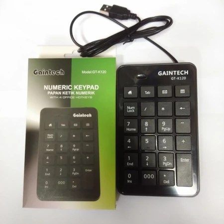Keyboard angka kabel USB minimalis