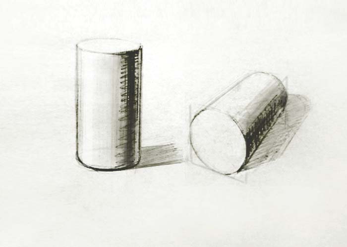 The good news is sketching is a skill that can be learned. Cylinder Drawing