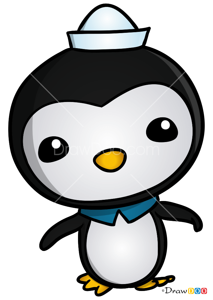 If you are drawing in your own style, feel free to choose any colors and combinations you want. How to Draw Peso, The Octonauts