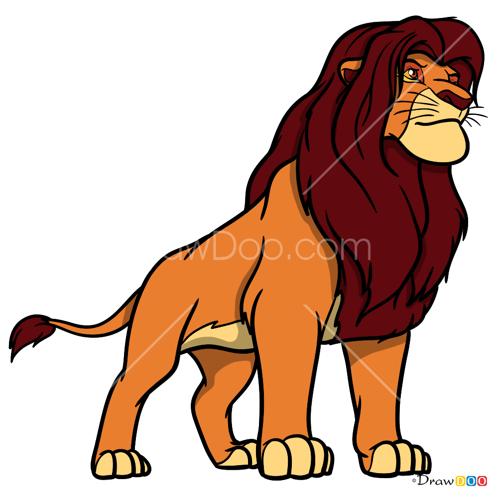 Learn how to draw a lion in a matter of minutes. How To Draw Simba The Lion Guard