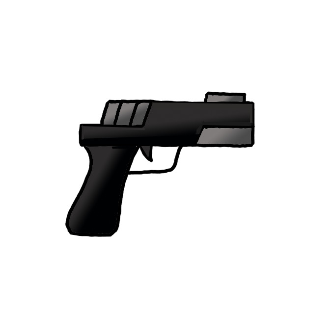 Draw with me a gun and learn how to draw simple drawings. How To Draw A Gun Step By Step Easy Drawing Guides Drawing Howtos