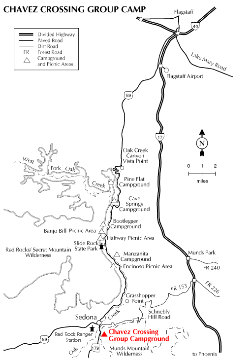 Montezuma well national monument include directions to get there. Chavez Crossing Group Campground in Sedona, Arizona (AZ