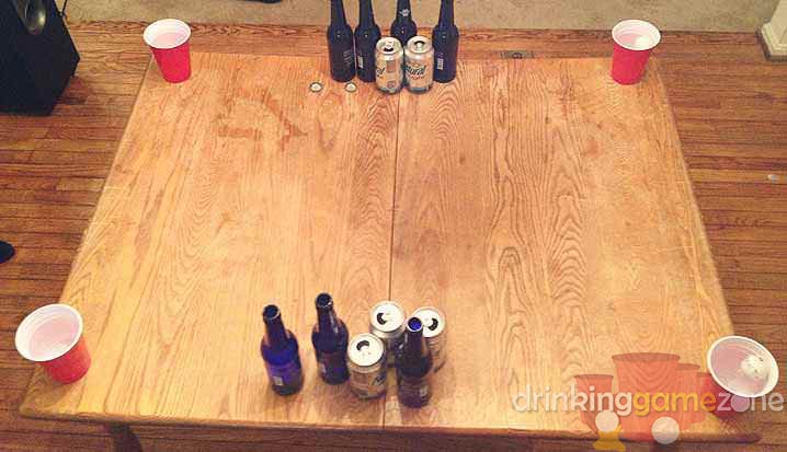 Select one person to be in the middle. Corners Drinking Game