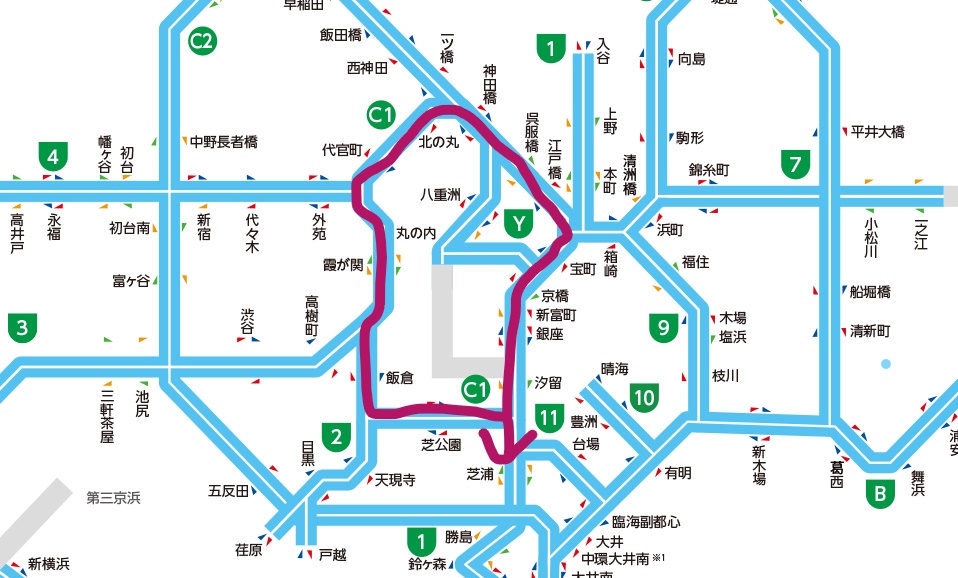 初心者マークが行く 首都高を周回したら料金はいくらになる 新しい道路 初心者マークが行く 首都高を周回したら料金はいくらになる 新しい道路