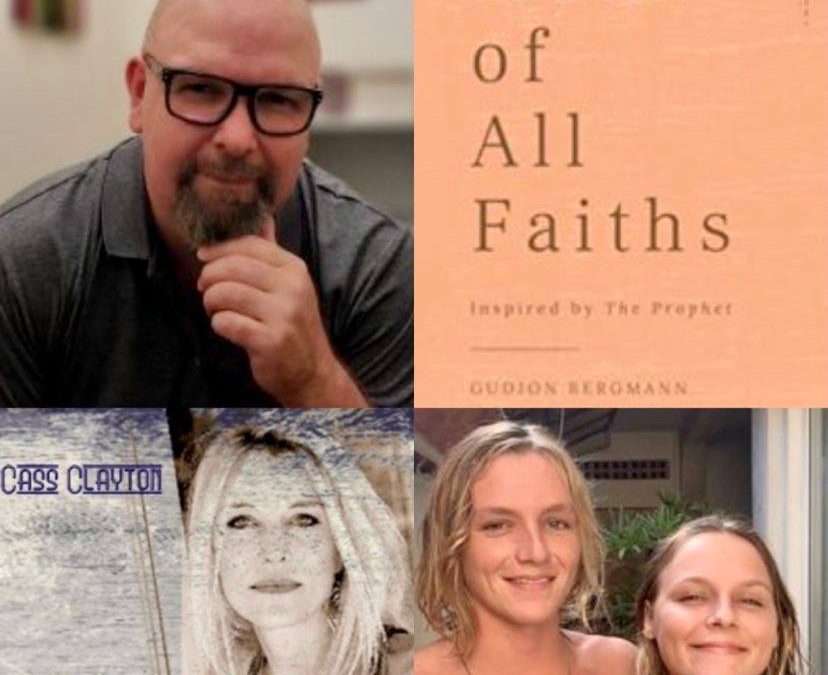 August 15, 2021:  Reverend Gudjon Bergmann “Monk of all Faiths;” Musician, Cass Clayton; Twins, Minerva and Ruben with More Mexico Travel; & Re-connecting to Passion