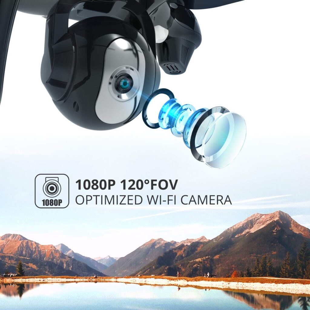 Equipped with the new follow me feature, this drone will stay above you . Holy Stone HS100 and HS100G Review - Drones-Pro