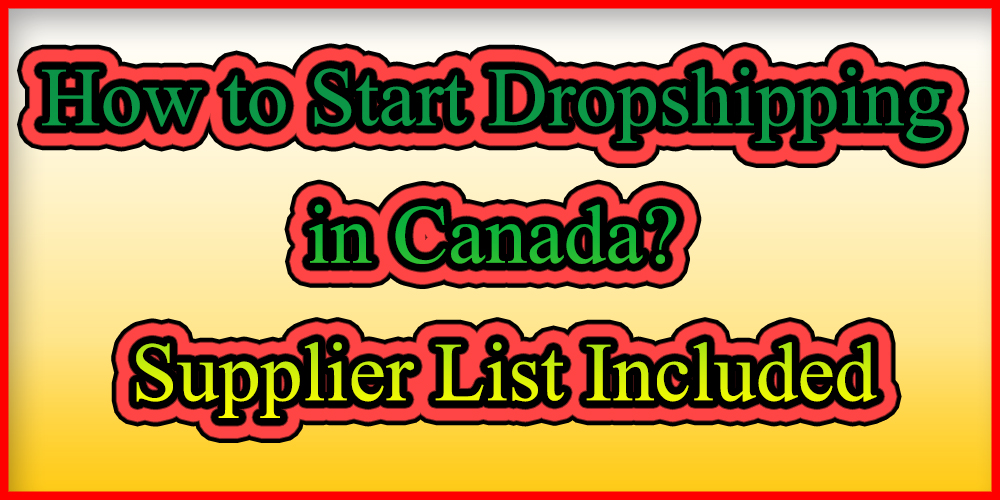 Of course, it is up to you to decide who you want to work with. Free And Best Dropshipping Suppliers From Canada