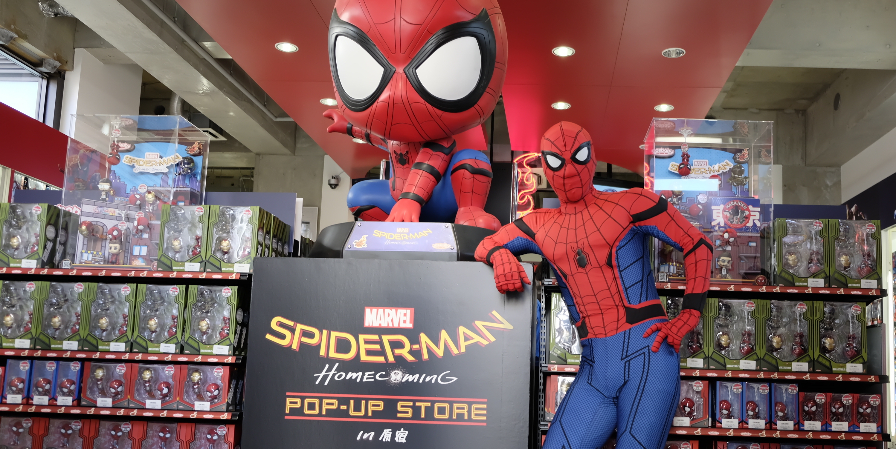 マーベル】「本物」コスチュームが初来日！スパイダーマン期間限定 