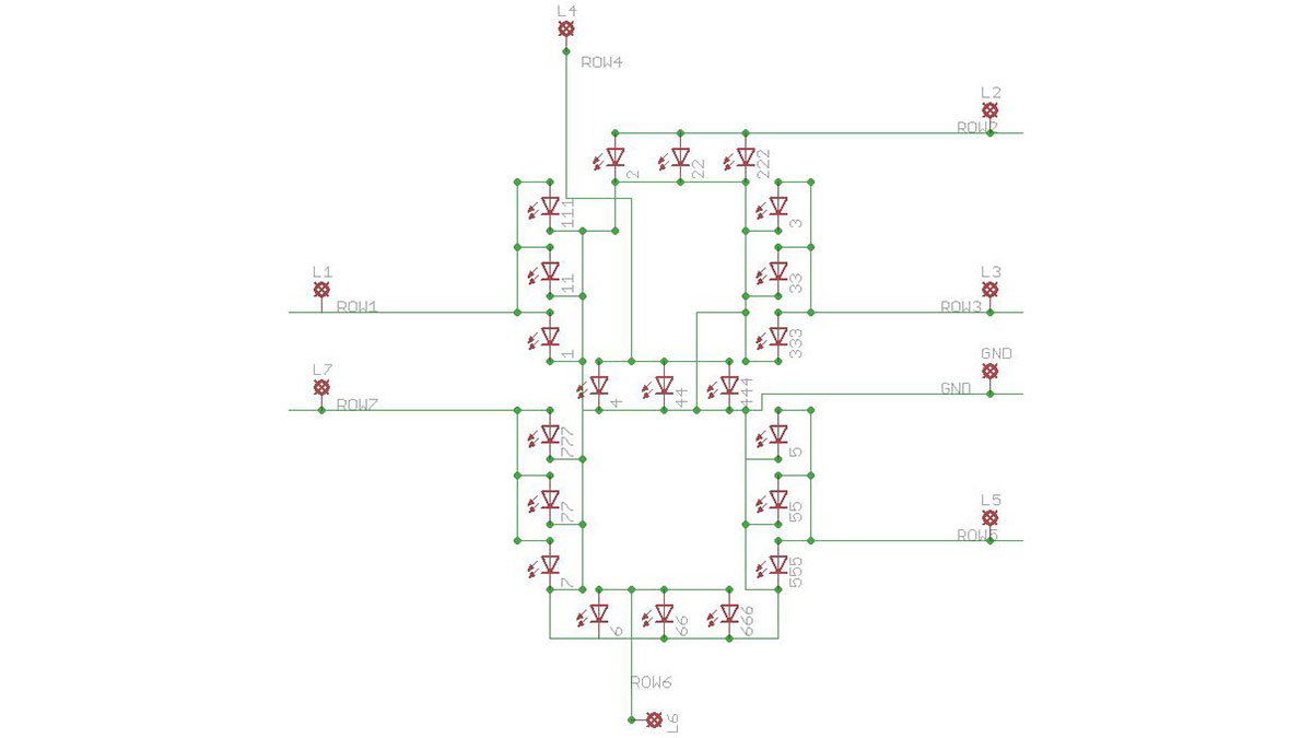 Schematic Diagram Of 7 Segment Display