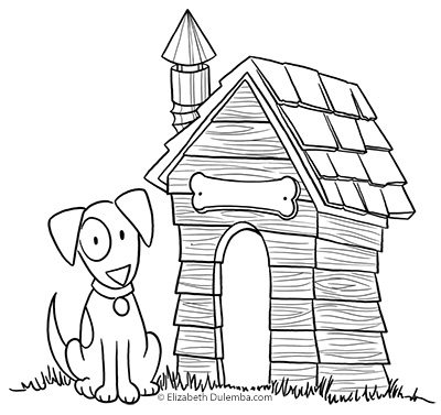 Animals are commonly called only one collective name without any clear distinction. Dulemba Coloring Page Tuesday Dog House