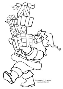 If you've ever watched an old tv show in black and white, then you know how drab and dull everything would look and feel without the vibrance of color. Dulemba Coloring Page Tuesday Too Many Presents