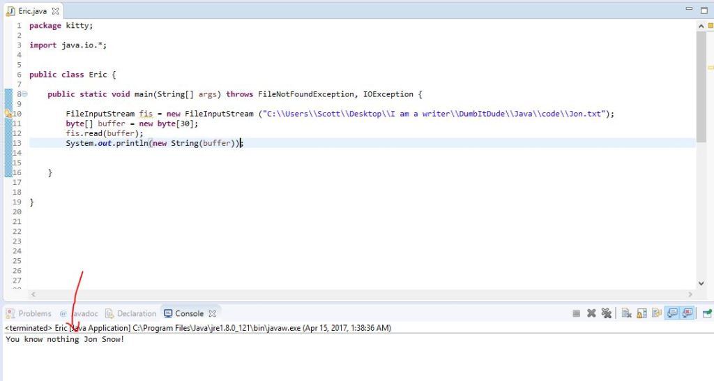 How to Read a Text File in Java | Dumb IT Dude
