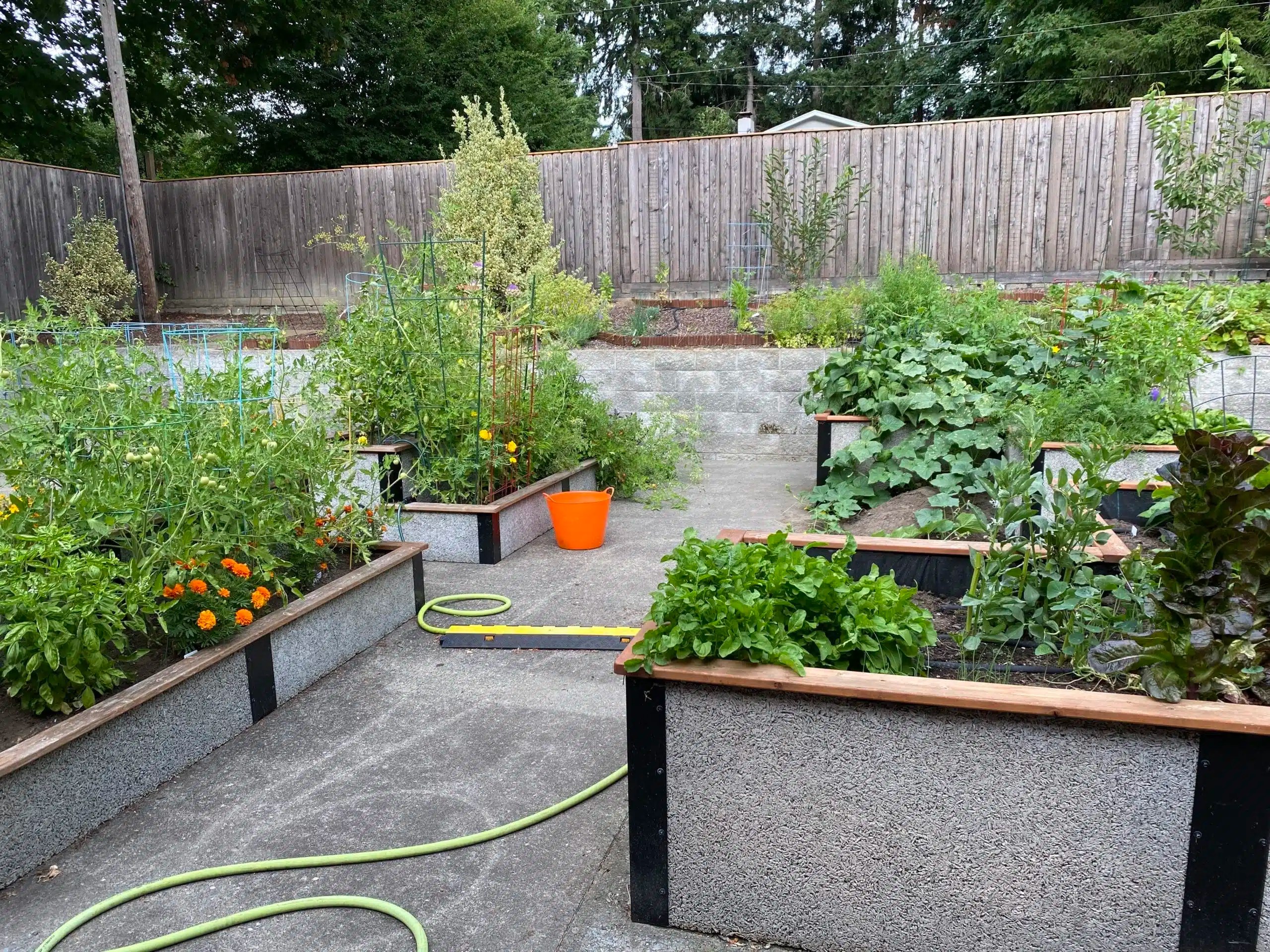 It's also a great solution for areas with poor native soil. Gardenbed Of The Month Raised Garden Beds Placed On Concrete Durable Greenbed