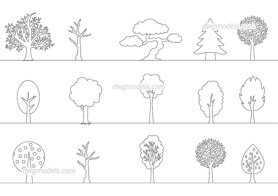 … read more. about large tree in plan . Decorative Trees Autocad Blocks Cad Drawings Download