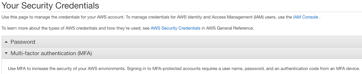 The other thing is that the its printing to the serial at 3.4 second. Account Settings & Root User Security :: AWS Well