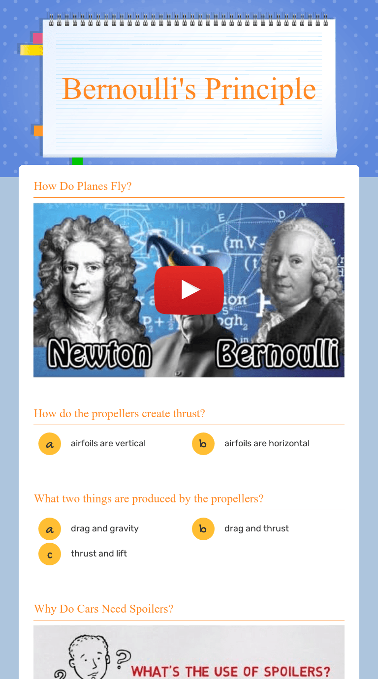 Bernoulli's Principle Worksheet - Cub Bernoulli Lesson 01 Bepworksheet Draft 1 Tedl Dwc Name Studocu -
