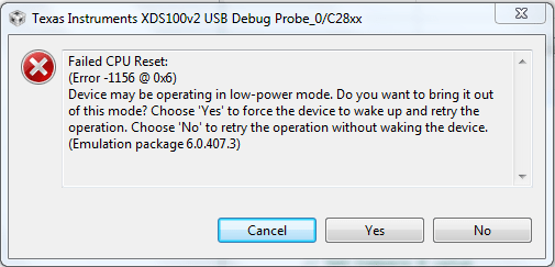 This can indicate a problem with the install even if the install reported . Tms320f28027 Device Held In Reset Issue C2000 Microcontrollers Forum C2000 Microcontrollers Ti E2e Support Forums