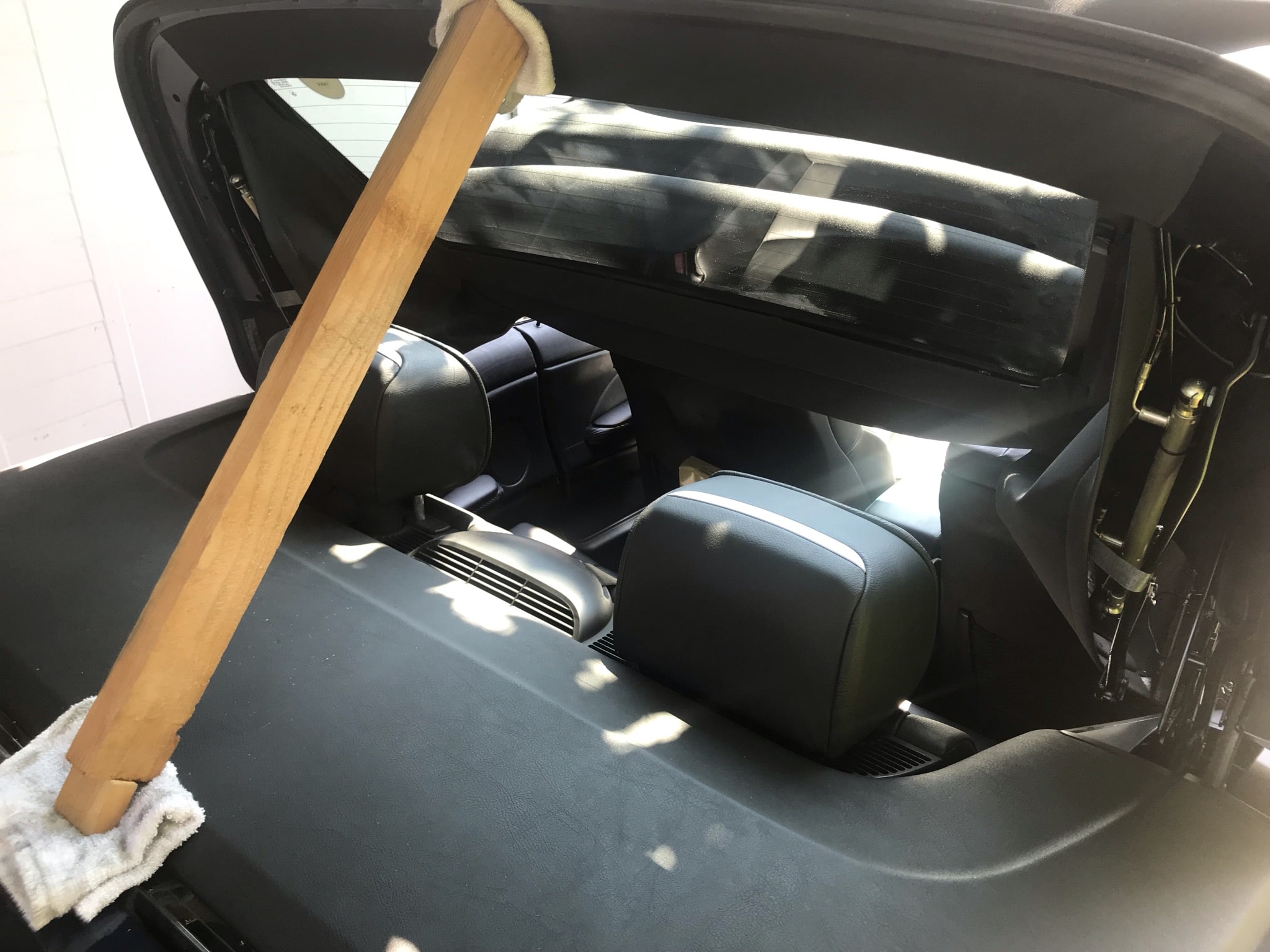 E46 ソフトトップのｃピラーを補修してみた Bmw E46 カブリオレな話