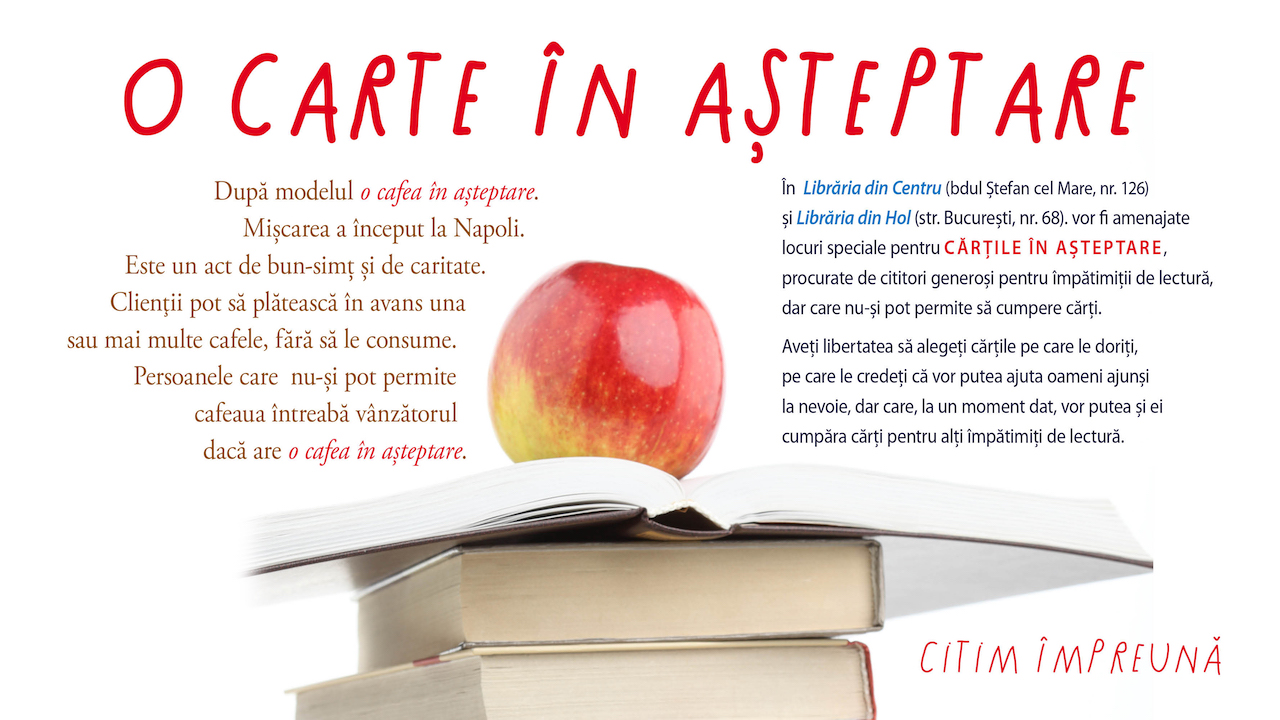 De Ziua InternaÈionalÄ A Cititului O LibrÄrie De La Noi LanseazÄ O Carte In AÈteptare Citim ImpreunÄ Ea Md
