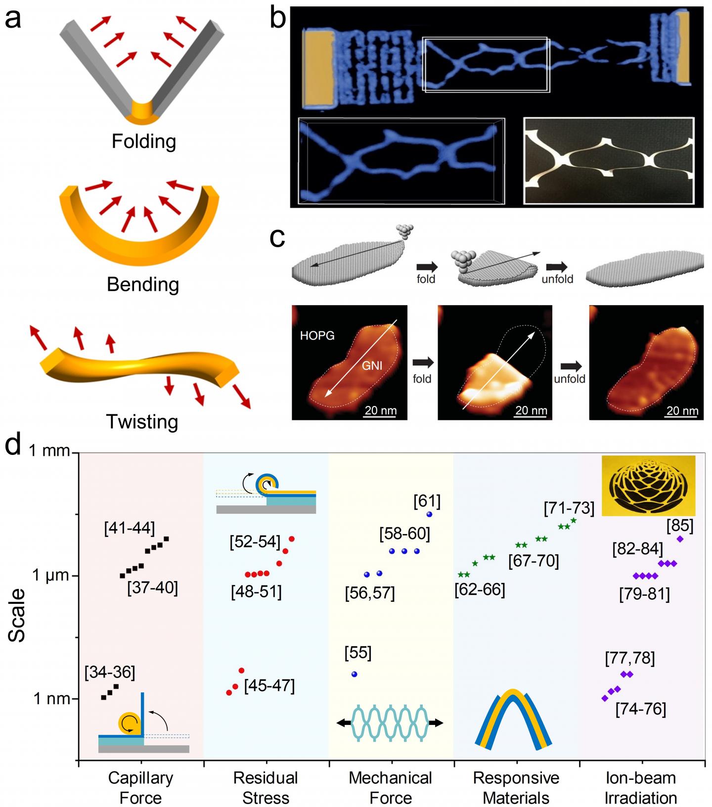 Kirigami is a variation of origami that involves cutting and folding paper. Kirigami Origami Unfolding The New Regime Of Eurekalert
