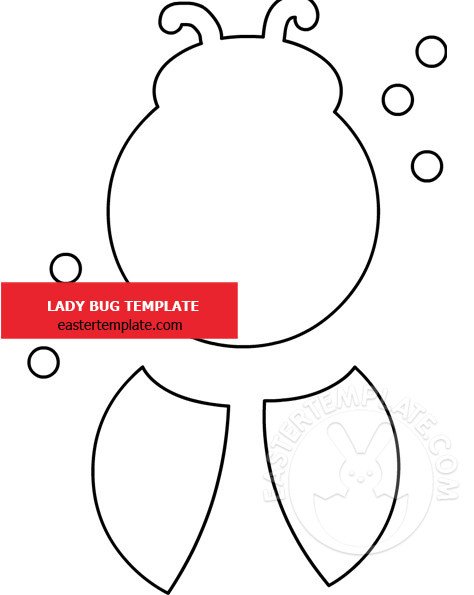 Lady Bug Craft Template - Ladybug Headband Craft For Kids Free Template /