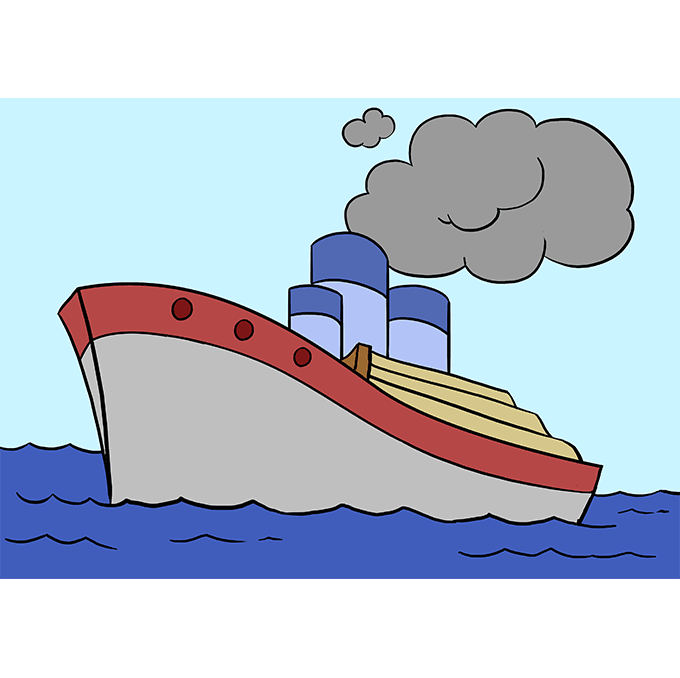 Here are some basic tips to keep in mind while you're learning how to draw people. How To Draw A Ship Really Easy Drawing Tutorial