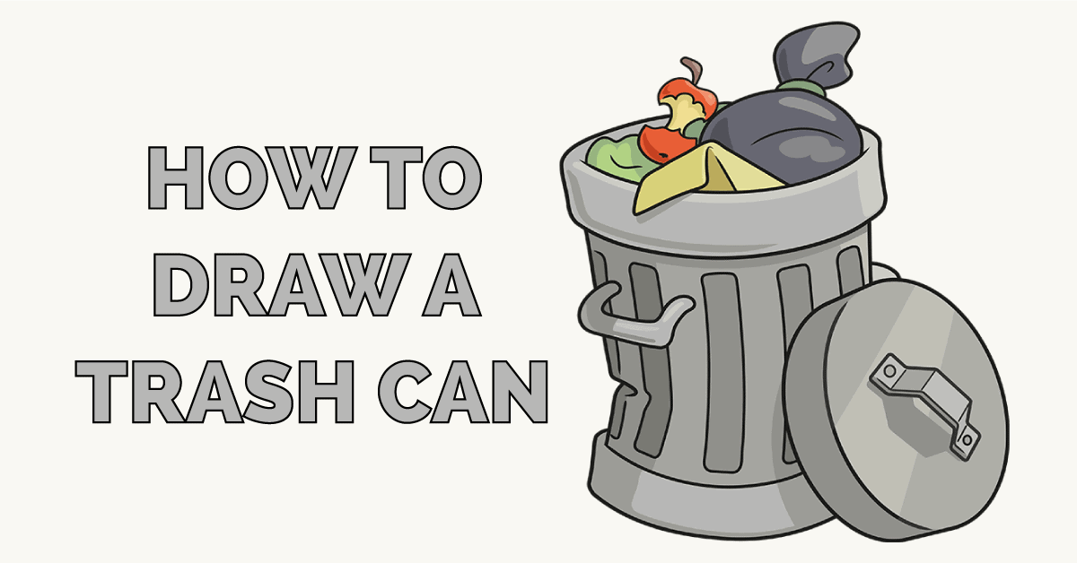 25+ trash can icon images for your graphic design, presentations,. How To Draw A Trash Can Really Easy Drawing Tutorial