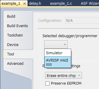Atmel Studio入門 ファームウエアの書き込みとヒューズ設定 Easy Labo
