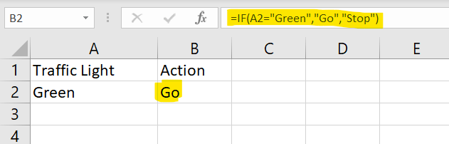 Excel If Statement