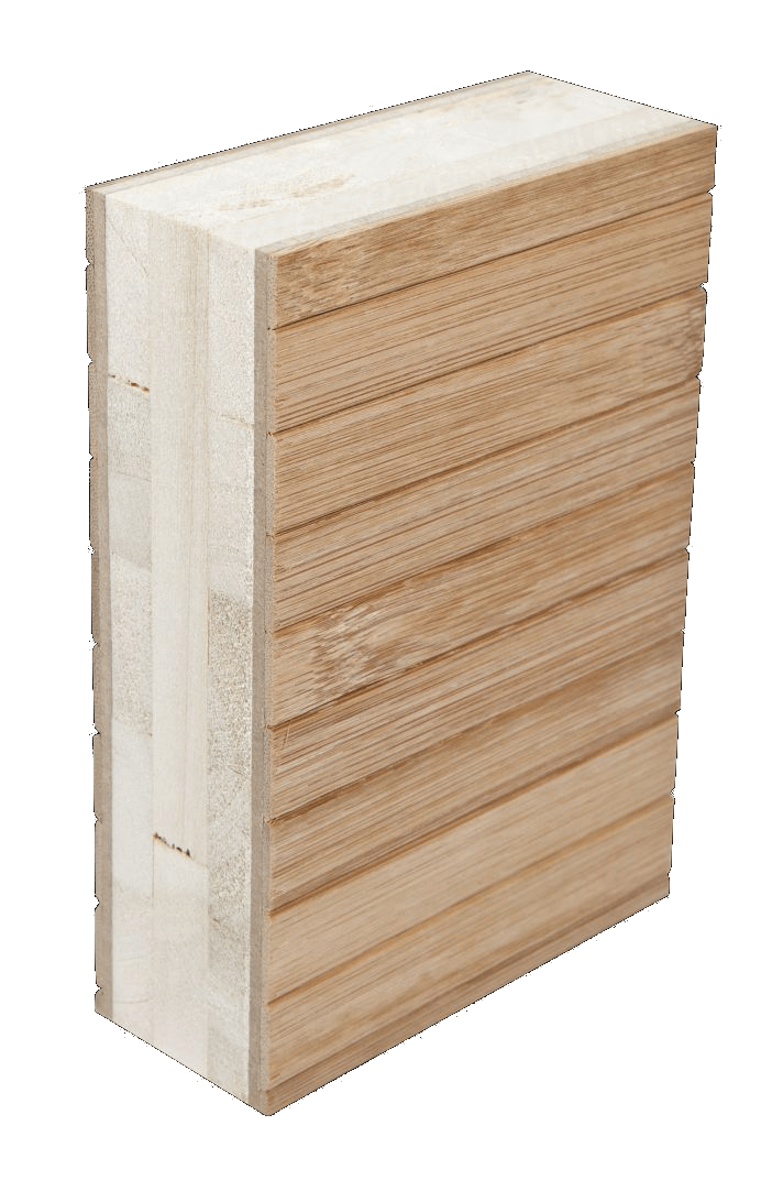 Moso Bamboo Tambour Faced Panel on Eco-Core White Birch ...
