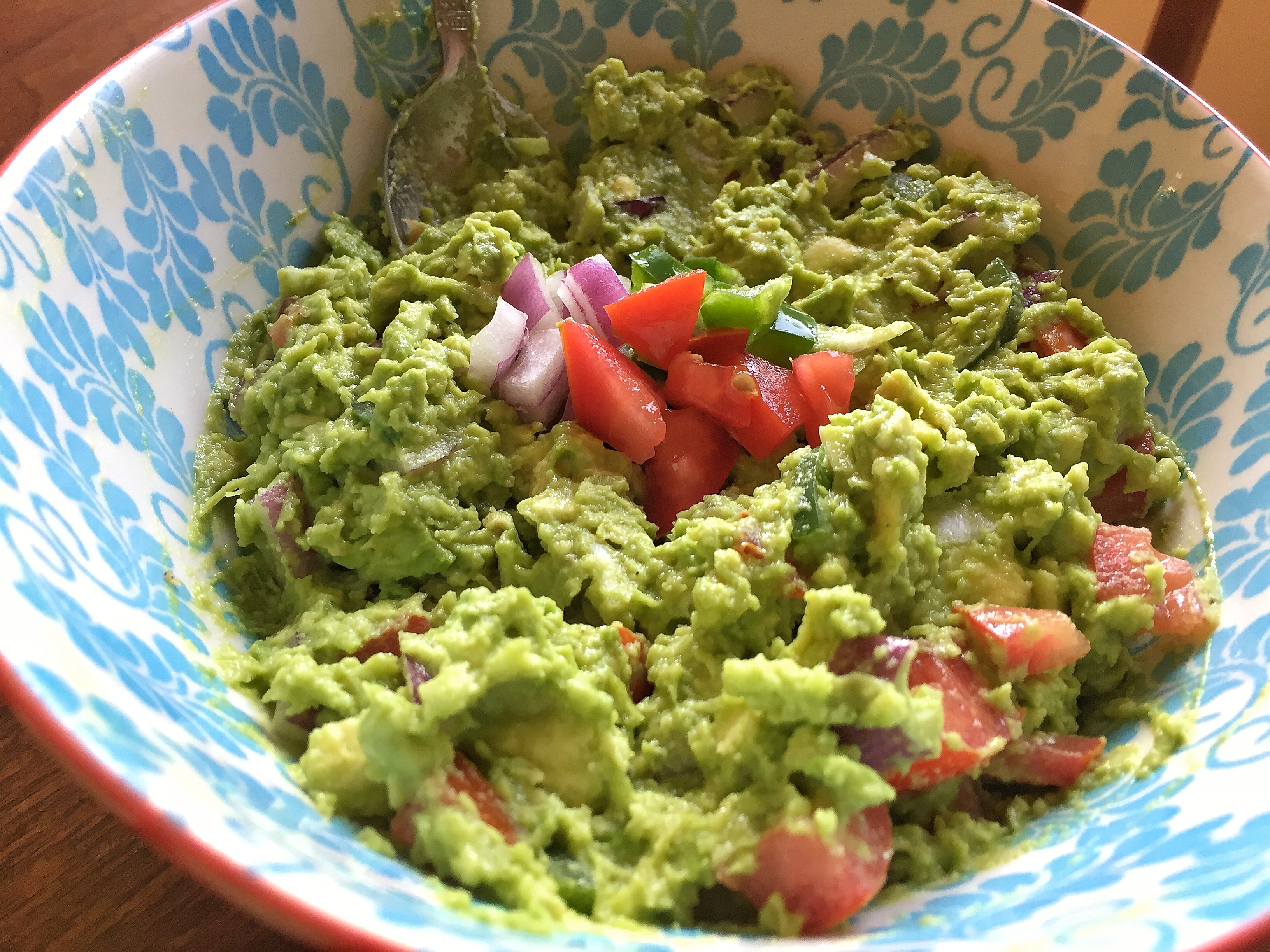 6 Ingredient Easy Chunky Guacamole Economical Chef