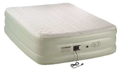 coleman quickbed queen built in pump