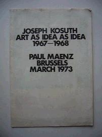 Edcat Art As Idea As Idea 1967 1968