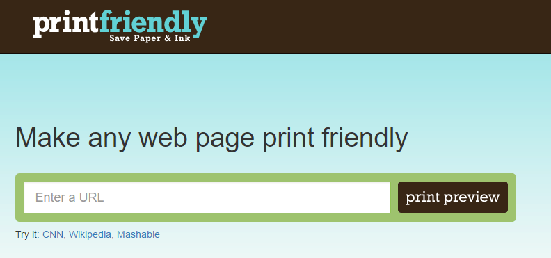 printfriendly extension