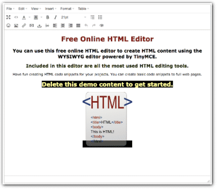 Create html documents without any programming knowledge or skills. Edit Html Online No Registration Free Online Html Editor