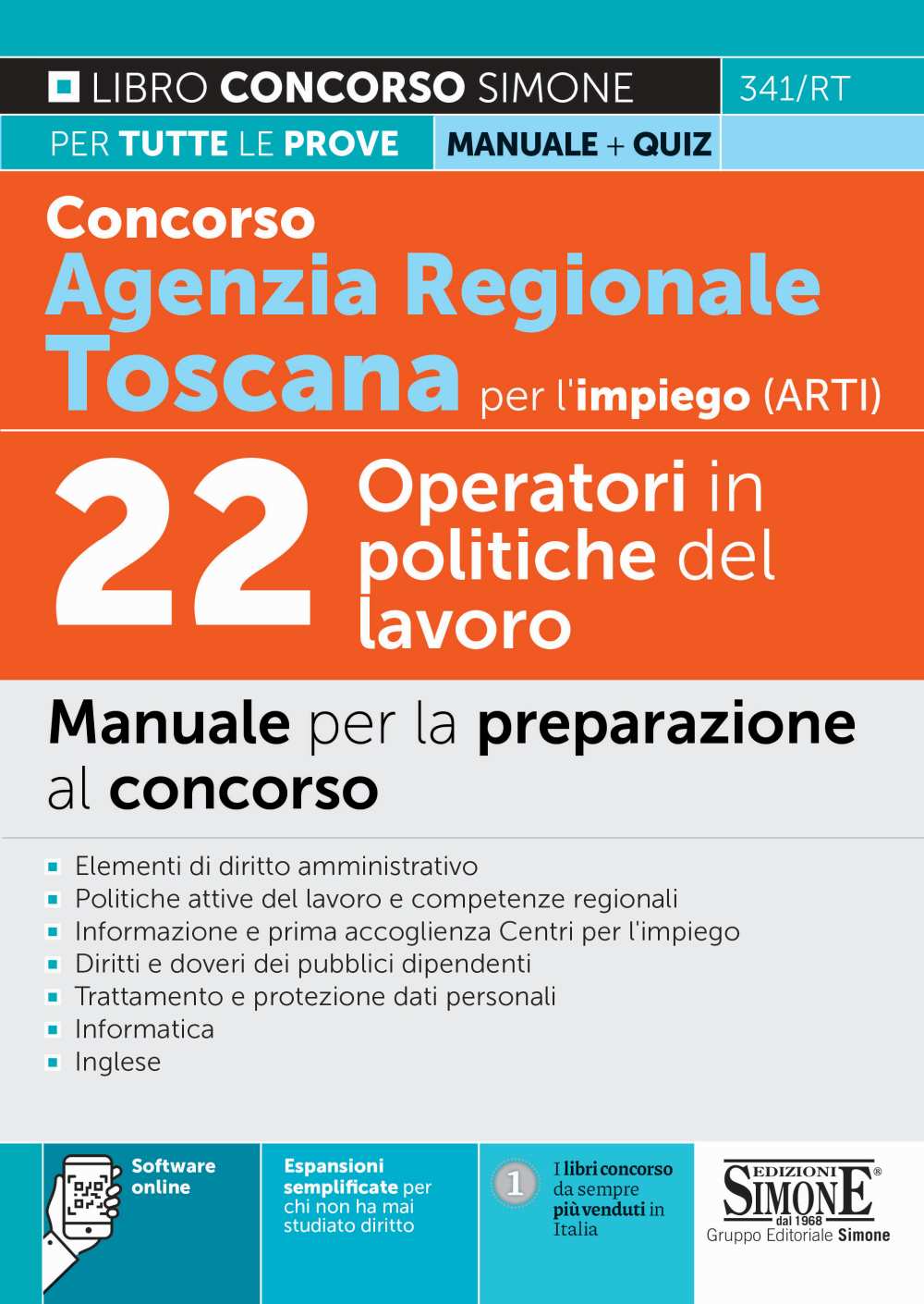 Arti Toscana Concorso 22 Operatori In Politiche Del Lavoro - Manuale - Edizioni Simone 1410_x_1000_jpg