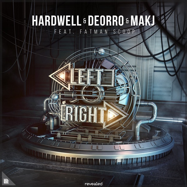 Hardwell Unites With MAKJ And Deorro, Bringing Fatman Scoop Along For The Ride, For The Explosive ‘Left Right’! ile ilgili görsel sonucu
