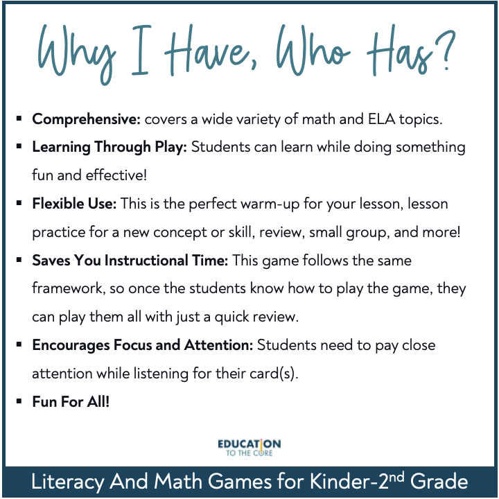 Art effects (drawing) beverage pong ; I Have Who Has Ela And Math Games Education To The Core