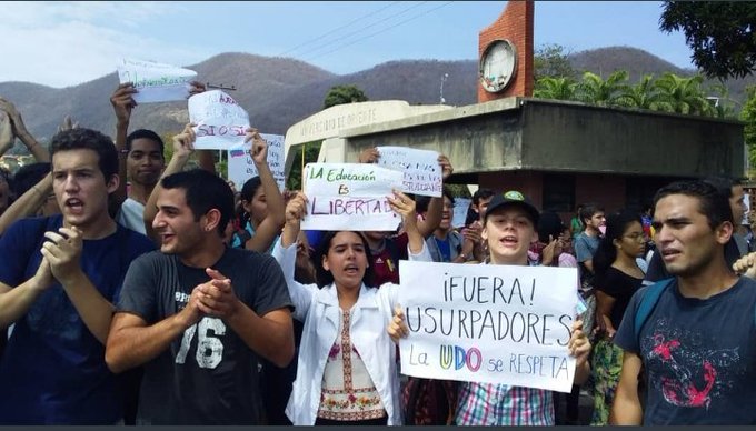 Educación Universitaria-UDO-Toma rectorado