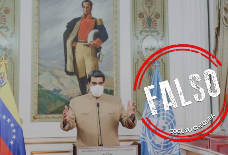 Es falso que Venezuela sea el país que más pruebas para COVID-19 realiza en suramérica y el Caribe como dijo Maduro en la ONU