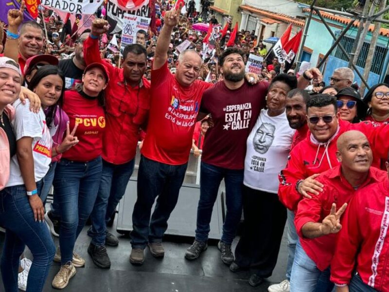 Cabello pide a militancia de Monagas ir a Miraflores el 28 de julio si es necesario