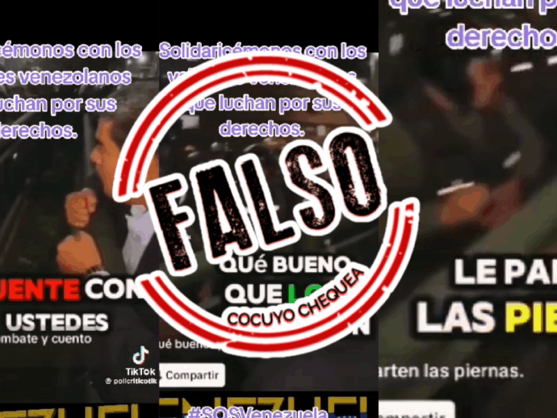 Usuarios en TikTok advirtieron que el contenido era falso